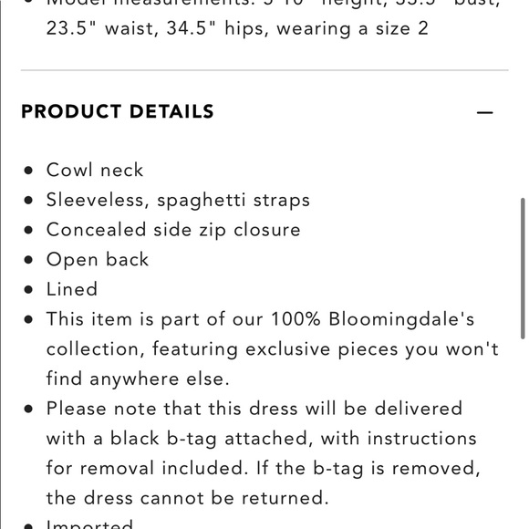 Bloomingdale’s White Satin Cowl Neck Dress with Rhinestone Straps - Bachelorette - Picture 9 of 12